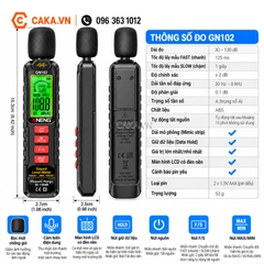 Máy Đo Độ Ồn ANENG GN102 30-130dB