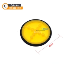 Bánh Xe Mini Vỏ Cao Su 40mm Dùng Cho Xe Mô Hình, Robot