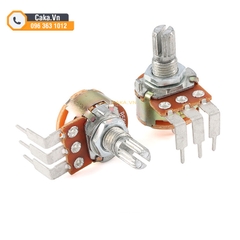 Biến trở WH148 có công tắc B5K/B10K/B50K/B100K/B500K Chân cong 15mm