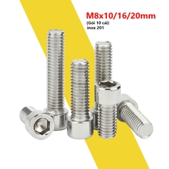 Bluong ốc lục giác đầu trụ M8x10/16/20mm