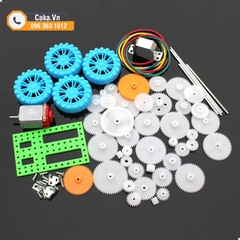 Bộ 50 Bánh Răng Nhựa Ráp Xe Mô Hình Cho Động Cơ 130