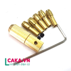 Bộ Đầu Kẹp Mũi Khoan mini trục 2mm