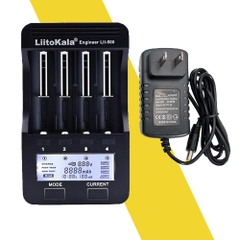 Bộ Sạc và test Dung Lượng Pin Đa Năng Liitokala Lii-500 kèm nguồn