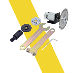 Bộ trục kẹp giữ lưỡi cắt M10 chế máy mài máy cắt cho motor 775 795