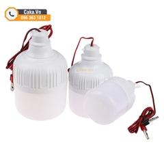 Bóng Đèn Led Bulb 12V DC 5W 10W 15W – Đèn Kẹp Bình Ắc Quy Siêu Sáng