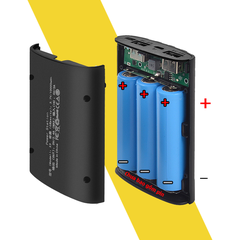 Box sạc pin dự phòng 3 Cell Pin 18650