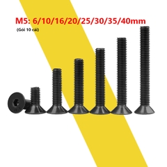 Bulong ốc lục giác chìm đầu côn M5x6/10/16/20/25/30/35/40mm DIN7991