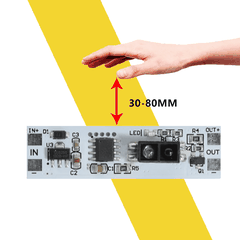 Mô đun cảm biến lướt tay khoảng cách ngắn thông minh DC 5V-24V 12V 72W