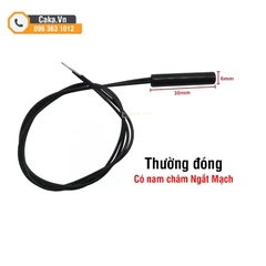 Cảm Biến Từ Cửa 6x30mm – Công Tắc Từ Thường Mở/Đóng