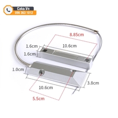 Cảm Biến Từ Cửa Thường Mở NO Có Dây Cho Cửa Cuốn, Nhà Kho