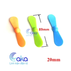 Cánh quạt mini 2 cánh trục 2 mm