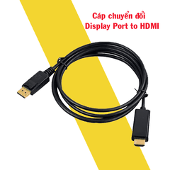 Cáp chuyển đổi Displayport sang HDMI 1.8M 3M 1080P compatible