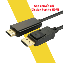 Cáp chuyển đổi Displayport sang HDMI 1.8M 3M 1080P compatible