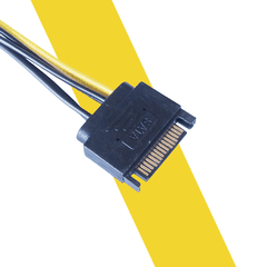 Cáp nguồn Sata sang 8 Pin (6 2) cho Card VGA 20cm