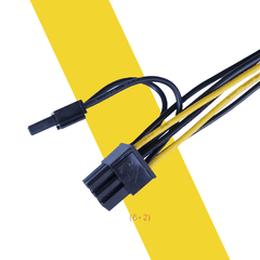 Cáp nguồn Sata sang 8 Pin (6 2) cho Card VGA 20cm