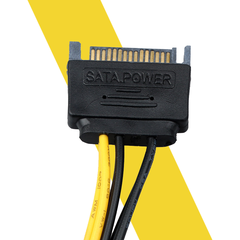 Cáp nguồn Sata sang 6 Pin cho VGA card 20cm