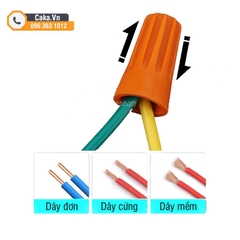 Gói 50 Chụp Cút Nối Dây Điện Nhanh 0.2-10mm² – Chụp Nối Dây Xoắn Tiện Lắp