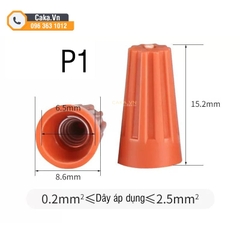Gói 50 Chụp Cút Nối Dây Điện Nhanh 0.2-10mm² – Chụp Nối Dây Xoắn Tiện Lắp