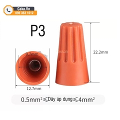 Gói 50 Chụp Cút Nối Dây Điện Nhanh 0.2-10mm² – Chụp Nối Dây Xoắn Tiện Lắp