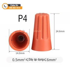 Gói 50 Chụp Cút Nối Dây Điện Nhanh 0.2-10mm² – Chụp Nối Dây Xoắn Tiện Lắp