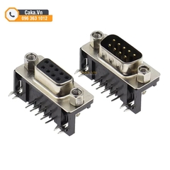 Cổng DB9 COM RS232 chân cắm PCB ngang 90 độ