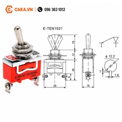 Công Tắc Gạt E-TEN1021 2 Chân 2 Vị Trí ON-OFF