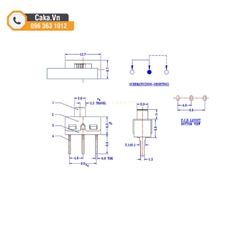 Công Tắc Gạt SS-12D10 3 Chân 2 Vị Trí 3A 250V