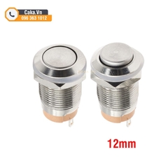 Công Tắc Nút Nhấn Kim Loại 12mm 2 Chân