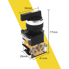 LA38-11 Công tắc xoay 3 vị trí 2NO 1NC 10A 440V