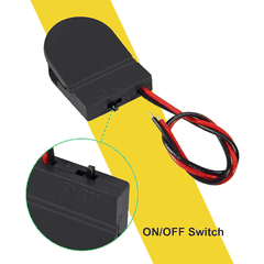 Hộp đế 1 pin CR2032 3V có công tắc