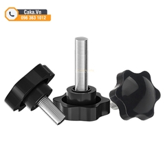 Vít đầu nhựa bông mai - bulong tay vặn hình sao M4 M5 M6 M8 M10