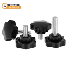 Vít đầu nhựa bông mai - bulong tay vặn hình sao M4 M5 M6 M8 M10
