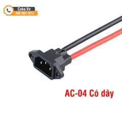 Đầu Cắm Sạc Điện Xe Đạp Điện Phích Cắm Nguồn 3 Chân