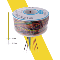 Cuộn dây hàn mạch PCB 30AWG Dài 250m 8 Màu