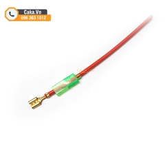 Dây Điện Đơn Bấm Sẵn Đầu Cos Ghim 6.3mm Dài 13cm