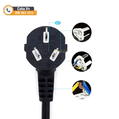 Dây Nguồn 3 Chân Xéo 1.5m - Cáp Nguồn Máy Tính, Màn Hình, Máy In