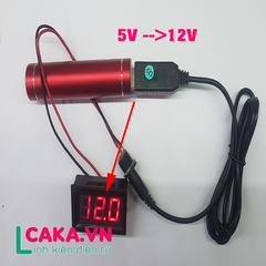 Dây cáp USB 5V tăng áp 9V 12V cấp nguồn cho wifi