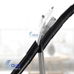 Dây xoắn ruột gà dây bọc điện phi 4 6 8 10 12 14 16 18 20mm màu đen