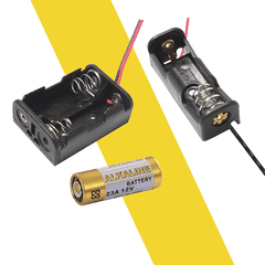 Đế pin 12V 23A/27A ra dây