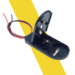 Hộp đế 2 pin CR2032 6V có nắp và công tắc