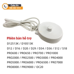 Đế Sạc Cho Bàn Chải Đánh Răng Điện Oral-B Braun D12 D16 8000 3757 3709