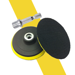 Đĩa chà nhám tròn 100mm nhựa đánh bóng tự dính