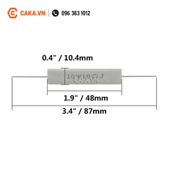 Điện Trở Sứ Công Suất 10W Sai Số 5%