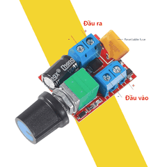 Mạch điều tốc động cơ DC PWM 5A 3 - 35V điều chỉnh độ sáng đèn Led