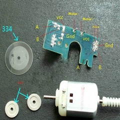 Động Cơ Encoder 334 xung mini