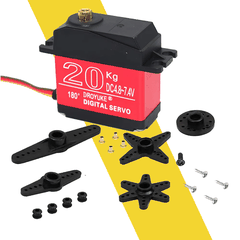 Động cơ Digital Servo 20KG 180 độ Bánh răng full kim loại