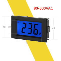 Đồng hồ đo điện áp 80V 220V 380V 500VAC gắn tủ điện