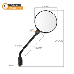 Gương Chiếu Hậu Xe Điện Xe Máy Điện - Gương Cầu Lồi Phản Quang Đa Năng