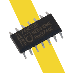 IC 74HC03 – 4 Cổng NAND 2 ngõ vào, ngõ ra open-drain, DIP14