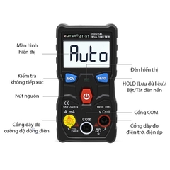 Đồng hồ vạn năng Zoyi ZT-S1 thang đo tự động